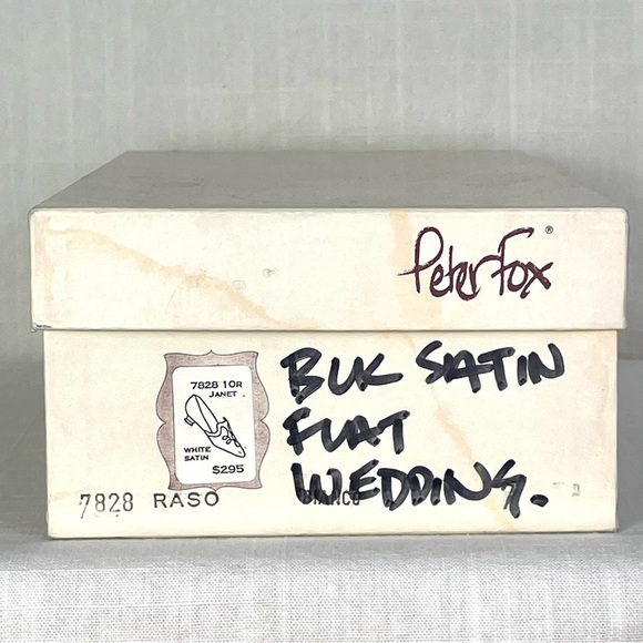 Rare Vintage 1993 PETER FOX Black Satin Shoes “Janet” soutache - Picture 16 of 16